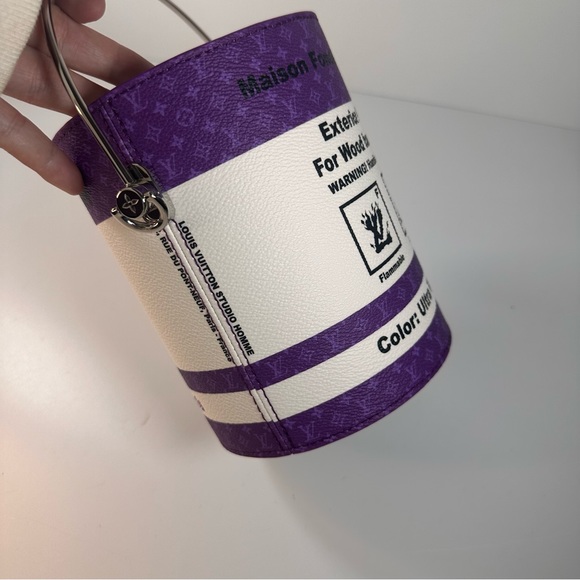 Louis Vuitton Monogram LV Paint Can Purple - Picture 7 of 16